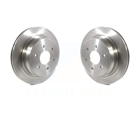 Rear Disc Brake Rotors Pair For 2016-2022 Nissan TITAN XD K8-101787