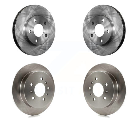 Front Rear Disc Brake Rotors Kit For Pontiac Grand Am Oldsmobile Alero K8-101807