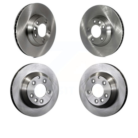 Front Rear Disc Brake Rotors Kit For Audi Q7 Volkswagen Touareg Porsche Cayenne K8-101832
