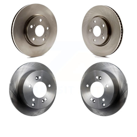 Front Rear Disc Brake Rotors Kit For Lexus IS250 Vehicles Built USA Market K8-101835