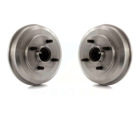 Rear Brake Drums Pair For 2000-2008 Ford Focus Wheel Bearing Includes K8-101890