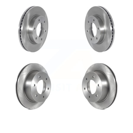 Front Rear Disc Brake Rotors Kit For Ford Ranger Bronco K8-102244