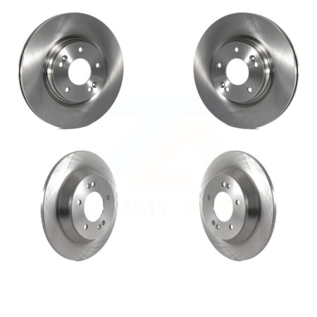 Front Rear Disc Brake Rotors Kit For Hyundai Kona Kia Soul K8-102265
