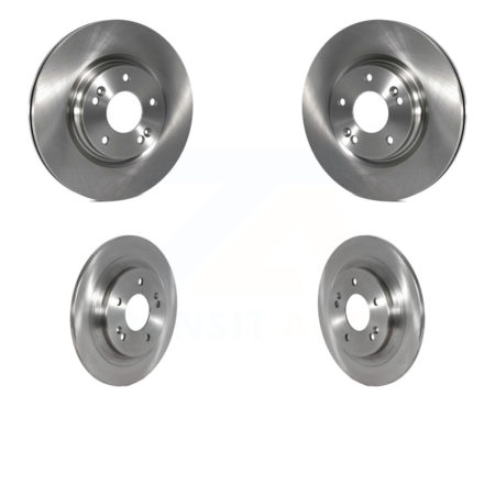 Front Rear Disc Brake Rotors Kit For Hyundai Kona Kia Seltos K8-102266