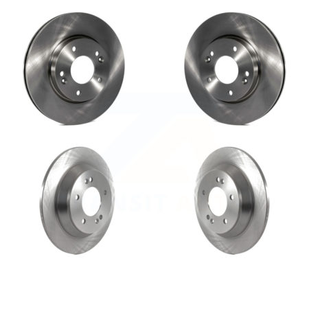 Front Rear Disc Brake Rotors Kit For 2021 Kia Seltos FWD with Automatic CVT transmission K8-102267