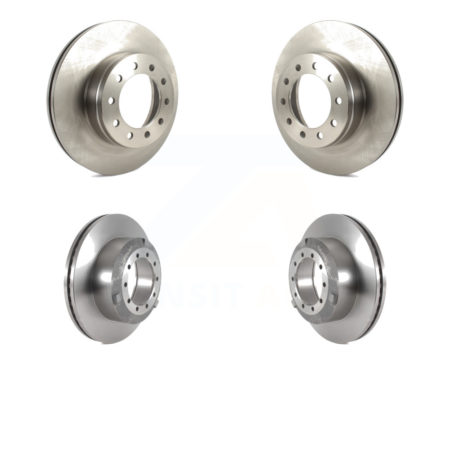 Front Rear Disc Brake Rotors Kit For Ford F-450 Super Duty F-550 K8-102275