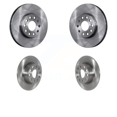 Front Rear Disc Brake Rotors Kit For Volkswagen Jetta Taos K8-102277