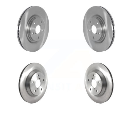 Front Rear Disc Brake Rotors Kit For 2019-2021 Subaru Forester With 316mm Diameter Rotor K8-102285