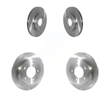Front Rear Disc Brake Rotors Kit For Kia Niro Hyundai Ioniq K8-102369