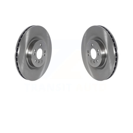 Front Brake Rotors Pair For Mercedes-Benz ML350 GLE350 ML400 GLE400 ML250 GLE300d GLE350d K8-102373