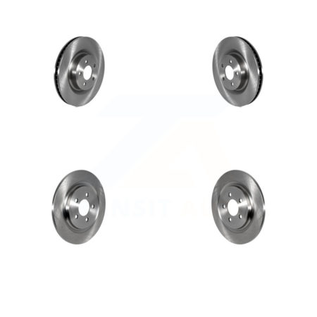 Front Rear Disc Brake Rotors Kit For 2022 Ford Explorer 2.3L With 345mm Diameter Rotor K8-102411