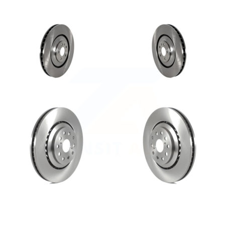 Front Rear Disc Brake Rotors Kit For Audi S6 S7 S8 K8-102442