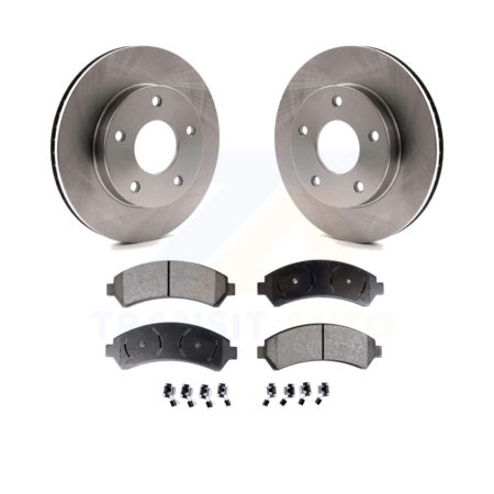Front Disc Brake Rotors And Ceramic Pads Kit For 1997-1997 Chevrolet Blazer GMC Jimmy 4WD K8T-100002