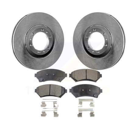 Front Brake Rotors Ceramic Pad Kit For Buick LeSabre Century Pontiac Grand Prix Chevrolet K8T-100013