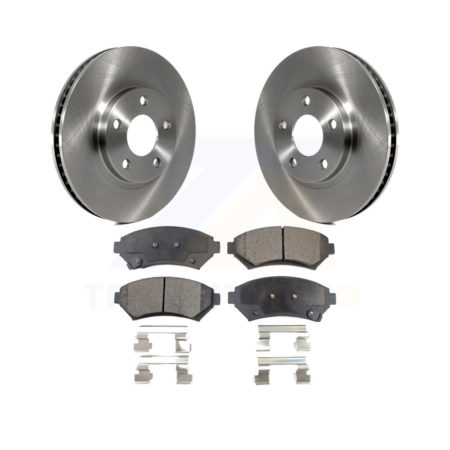 Front Brake Rotor And Ceramic Pad Kit For Chevrolet Buick Impala LeSabre Cadillac DeVille K8T-100014