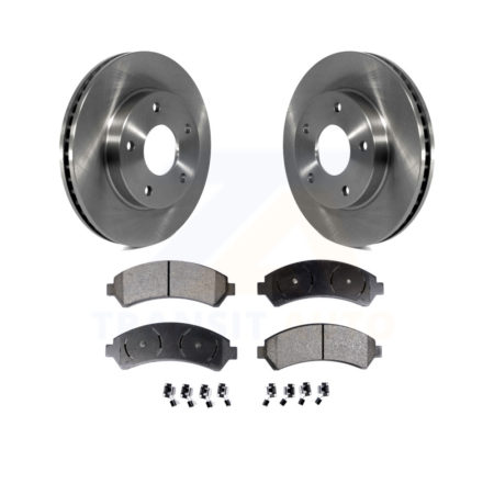 Front Brake Rotors & Ceramic Pad Kit For Chevrolet S10 Blazer GMC Sonoma Jimmy Oldsmobile K8T-100017