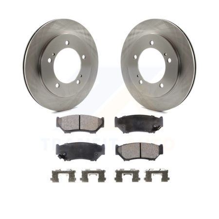Front Disc Brake Rotors And Ceramic Pad Kit For 1999-2004 Chevrolet Tracker Suzuki Vitara K8T-100022