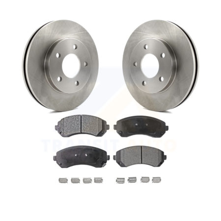 Front Disc Brake Rotors And Ceramic Pads Kit For Buick Rendezvous Pontiac Aztek K8T-100023