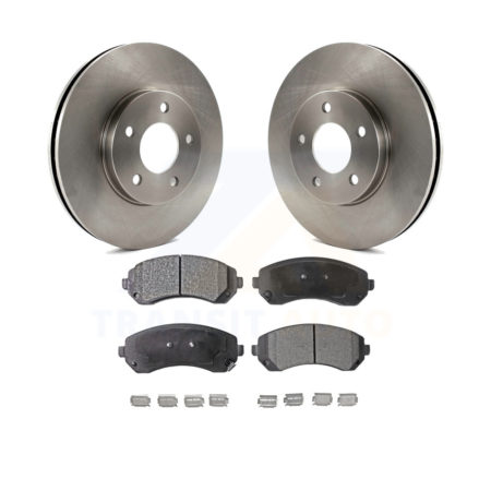 Front Brake Rotors Ceramic Pad Kit For Buick Rendezvous Chevrolet Venture Pontiac Montana K8T-100028