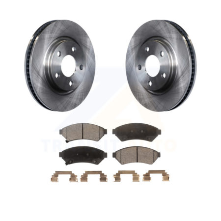 Front Brake Rotor Ceramic Pad Kit For Pontiac Grand Prix Buick LaCrosse Chevrolet Montana K8T-100038