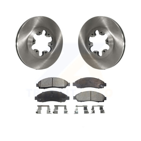 Front Brake Rotor And Ceramic Pad Kit For Chevrolet Colorado GMC Canyon Isuzu i-290 i-280 K8T-100040