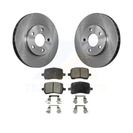 Front Disc Brake Rotors And Ceramic Pads Kit For Chevrolet Malibu K8T-100041