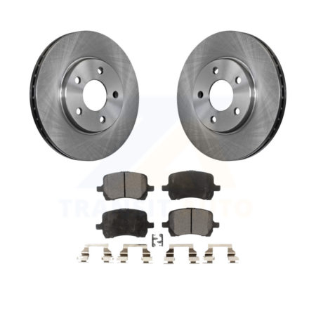 Front Disc Brake Rotors And Ceramic Pads Kit For Chevrolet Malibu Pontiac G6 K8T-100042