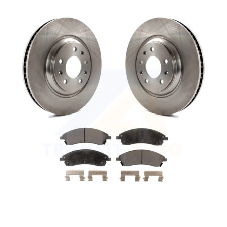 Front Disc Brake Rotors And Ceramic Pads Kit For Cadillac CTS STS Pontiac Bonneville K8T-100045