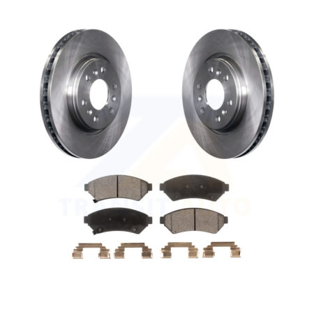 Front Brake Rotors & Ceramic Pad Kit For Chevrolet Uplander Buick Terraza Pontiac Montana K8T-100054