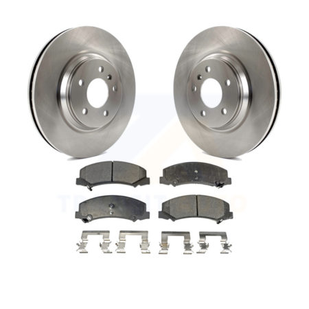 Front Brake Rotor Ceramic Pad Kit For Chevrolet Buick Lucerne Impala Cadillac DTS Limited K8T-100056