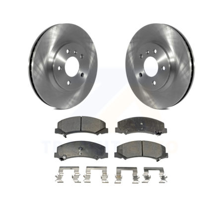 Front Brake Rotors Ceramic Pad Kit For Chevrolet Impala Buick Lucerne Limited Monte Carlo K8T-100057
