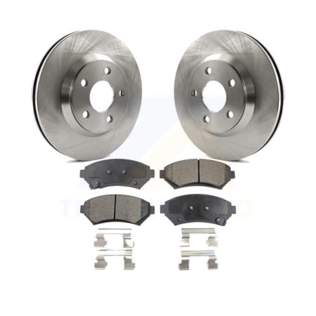 Front Brake Rotor And Ceramic Pad Kit For Chevrolet Impala Buick LeSabre Cadillac DeVille K8T-100063