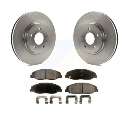 Front Disc Brake Rotors And Ceramic Pads Kit For Cadillac STS K8T-100075