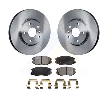 Front Brake Rotor & Ceramic Pad Kit For Chevrolet Equinox GMC Terrain Malibu Buick Impala K8T-100077