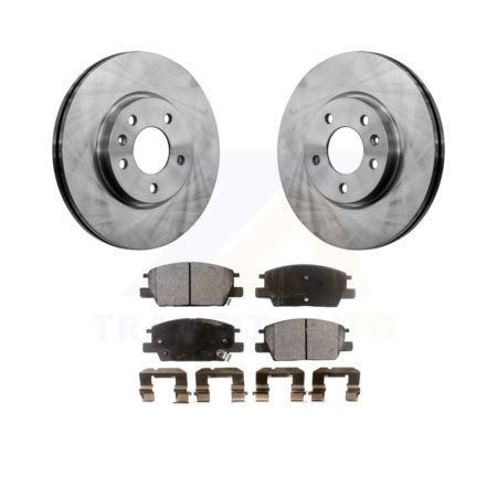 Front Brake Rotor Ceramic Pad Kit For Chevrolet Equinox Malibu GMC Terrain Buick LaCrosse K8T-100088