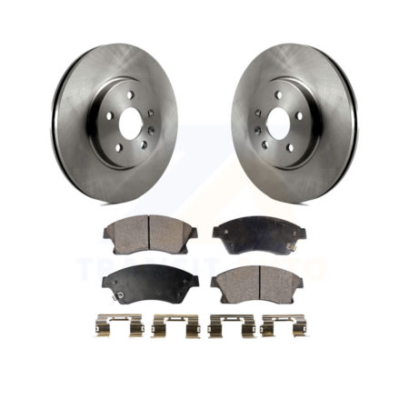Front Disc Brake Rotors And Ceramic Pads Kit For Chevrolet Buick Encore Trax Sonic K8T-100089