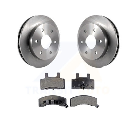 Front Disc Brake Rotor Ceramic Pad Kit For Chevrolet Tahoe GMC Yukon K2500 Suburban K1500 K8T-100096