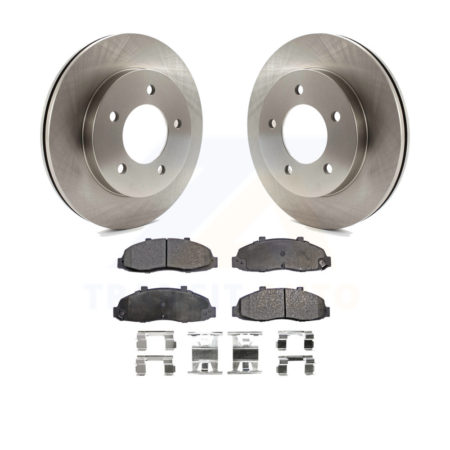 Front Disc Brake Rotors And Ceramic Pads Kit For Ford F-150 Heritage 4WD K8T-100106