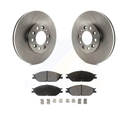 Front Disc Brake Rotors And Ceramic Pads Kit For 1999-2003 Ford Windstar K8T-100115