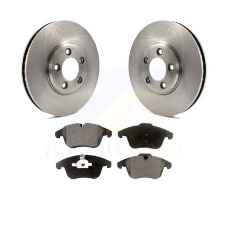 Front Brake Rotor & Ceramic Pad Kit For Jaguar S-Type Sport Base From Chassis VIN #N52048 K8T-100116