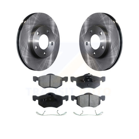 Front Disc Brake Rotors And Ceramic Pad Kit For Ford Escape Mazda Tribute Mercury Mariner K8T-100125