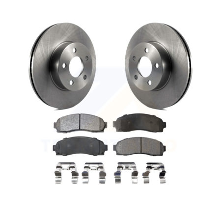 Front Disc Brake Rotors & Ceramic Pad Kit For Ford Ranger Explorer Sport Trac Mazda B4000 K8T-100126