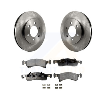 Front Disc Brake Rotors And Ceramic Pads Kit For Ford Expedition Lincoln Navigator K8T-100127