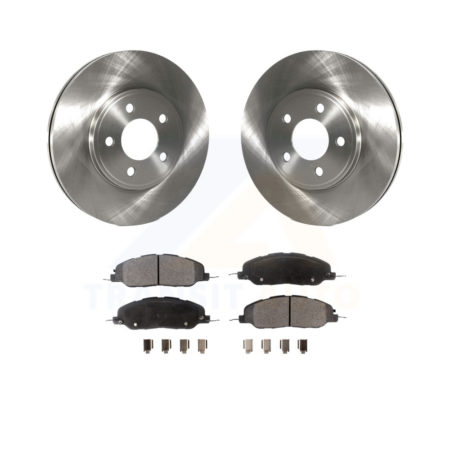 Front Disc Brake Rotors And Ceramic Pads Kit For 2009 Ford Mustang Bullitt K8T-100128