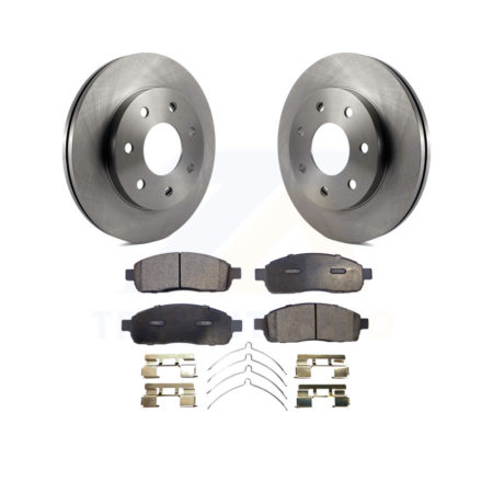 Front Disc Brake Rotors And Ceramic Pads Kit For Ford F-150 Lincoln Mark LT 4WD K8T-100131