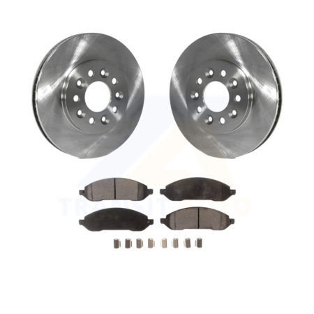 Front Disc Brake Rotors And Ceramic Pads Kit For 2004-2007 Ford Freestar Mercury Monterey K8T-100132