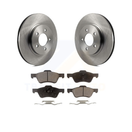 Front Disc Brake Rotors And Ceramic Pads Kit For Ford Escape Mercury Mariner K8T-100134