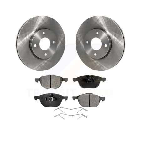 Front Disc Brake Rotors And Ceramic Pads Kit For 2005-2007 Ford Focus K8T-100142