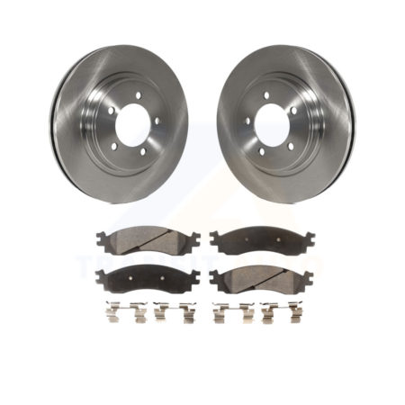 Front Disc Brake Rotor & Ceramic Pad Kit For Ford Explorer Sport Trac Mercury Mountaineer K8T-100149