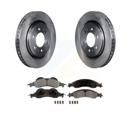 Front Disc Brake Rotors & Ceramic Pad Kit For 2007-2009 Ford Expedition Lincoln Navigator K8T-100151